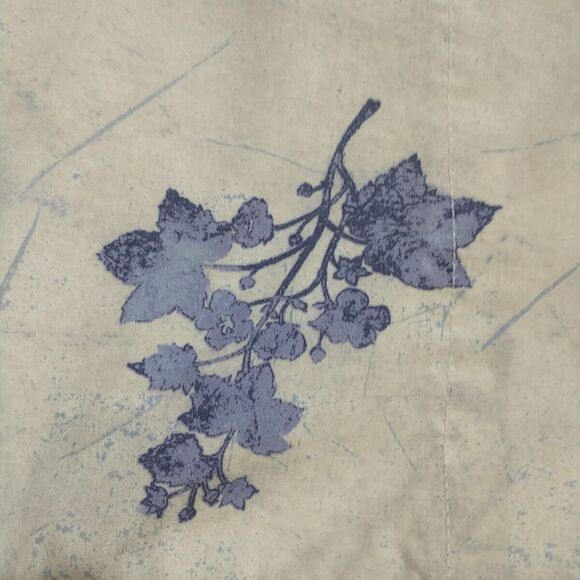 VTG Westpoint Stevens Twin Fitted Flat Sheet Set Blue Floral  Cotton Blend - Picture 3 of 11